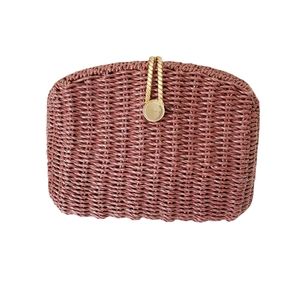 Vintage Coated Wicker Bag